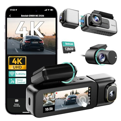 G980H 3CH】 3 Channel 360° Dash Cam