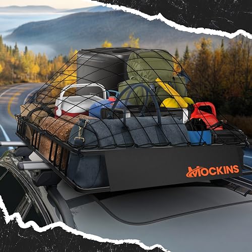 XL Extendable Roof Rack Cargo Carrier for Top of Vehicle Storage