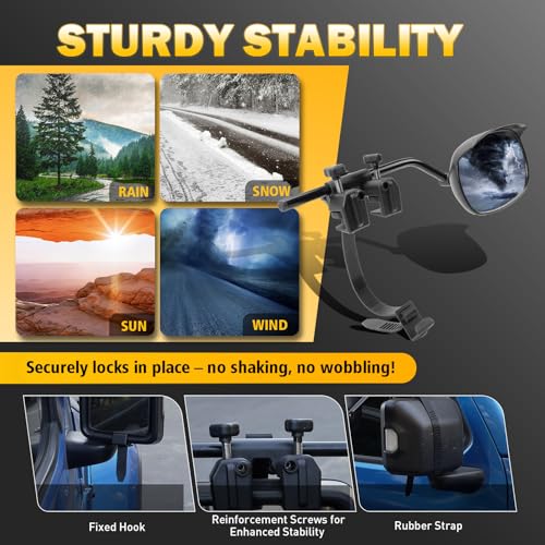 Universal Clip on Towing Mirrors Extensions for Towing