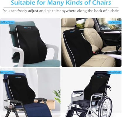 Lumbar Support Pillow for Office Chair Car Back Support Pillow