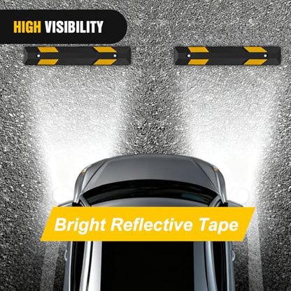 36 Inch Parking Curb with Reflective Strips