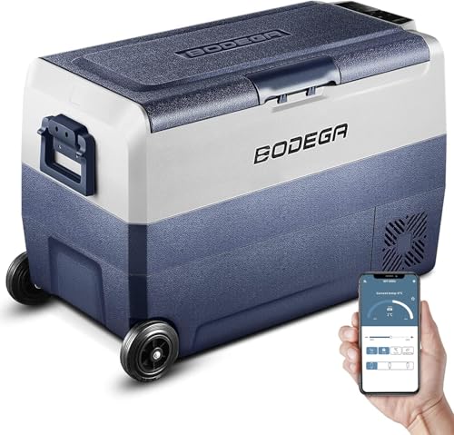 12 Volt Portable Car Refrigerator 53 Quart Single Zone