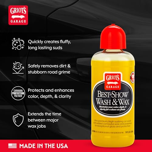 Best of Show Wash and Wax for Car Detailing and Cleaning (16 Fl Oz)