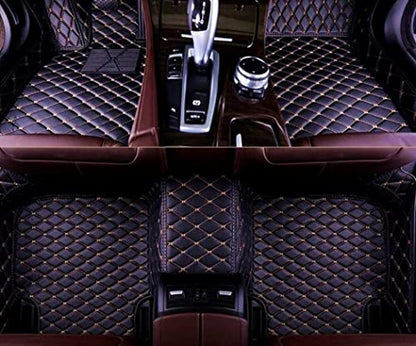 Custom All Weather Protection Leather Car Floor Mats for Cars Sedan SUV Sports Car Waterproof Floor Mat
