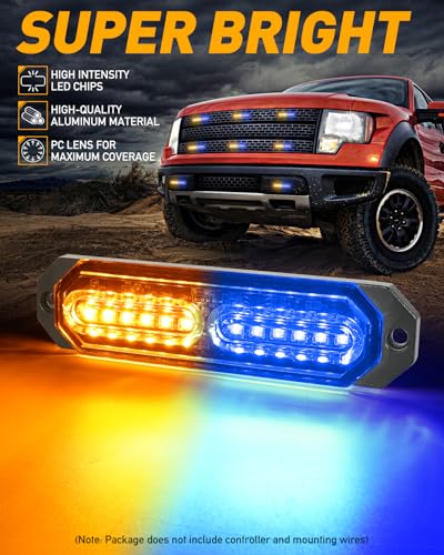 1200T Emergency Strobe Grille Lights (8 Count)