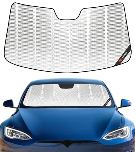 Windshield Sun Shade for Tesla Model S 2012