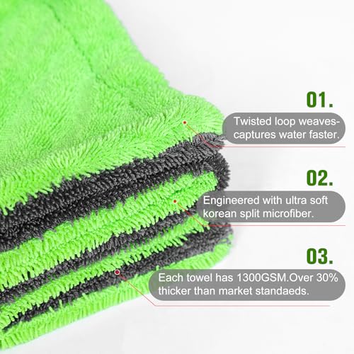 2 Pack XL Car Drying Towel (2 Count)