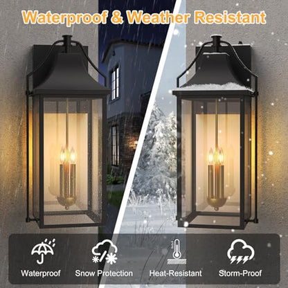 25IN Dusk to Dawn Outdoor Light Lighting