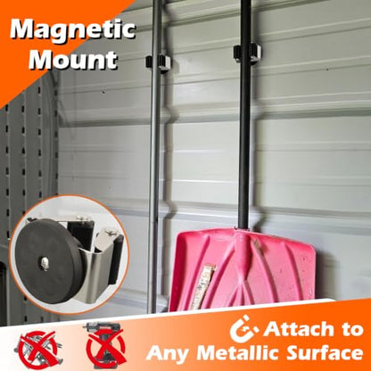 4 Pack Magnetic Mop Broom Holder (4 Count)