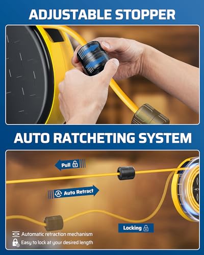 Retractable Extension Cord Reel