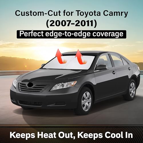 Windshield Sun Shade Compatible for Toyota Camry 2007