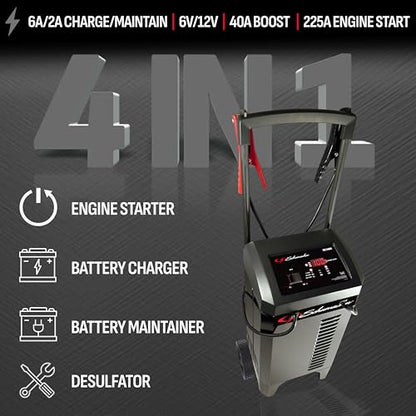 Wheeled 6A Car Battery Charger & Maintainer