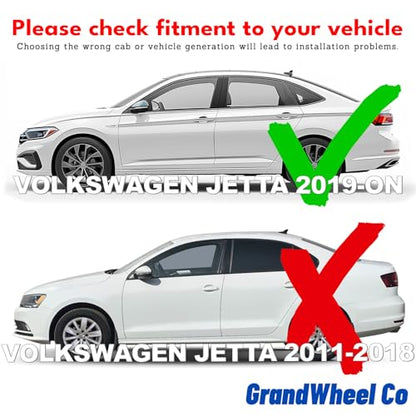 Window Deflectors Smoke Tinted in (4 Count)