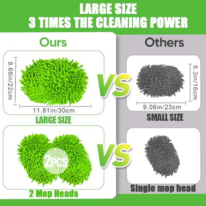 62" Car Wash Brush Mop Kit with Long Handle (2 Count)