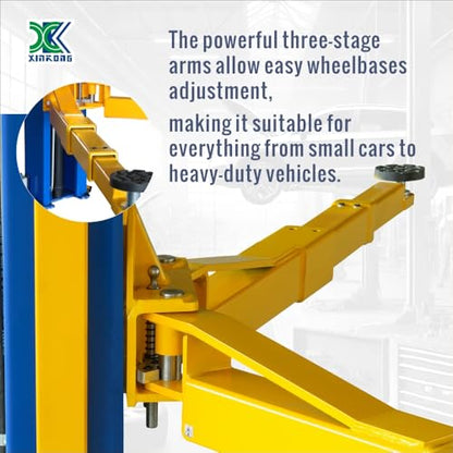 Auto 2 Post Car Lift 15000 lb Capacity Truck Hoist