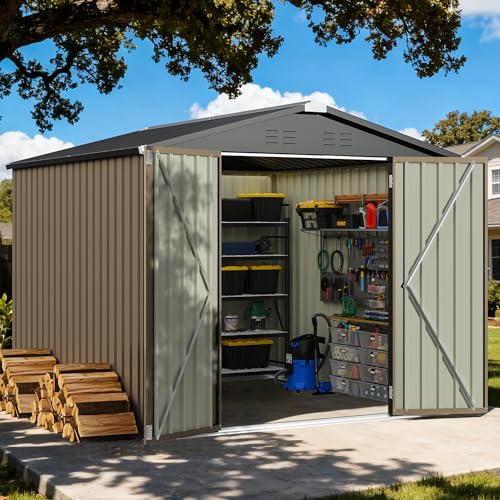 8x8 FT Outdoor Storage Shed