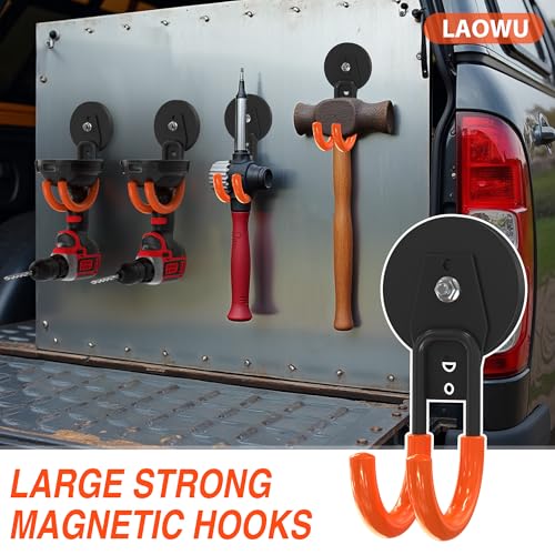 3 PCS Magnetic Garage Storage Hooks (3 Count)