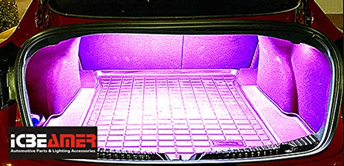 12" Purple 18SMD 2835 LED Strip Light Universal Fit Car Trunk Cargo Area or Interior Illumination