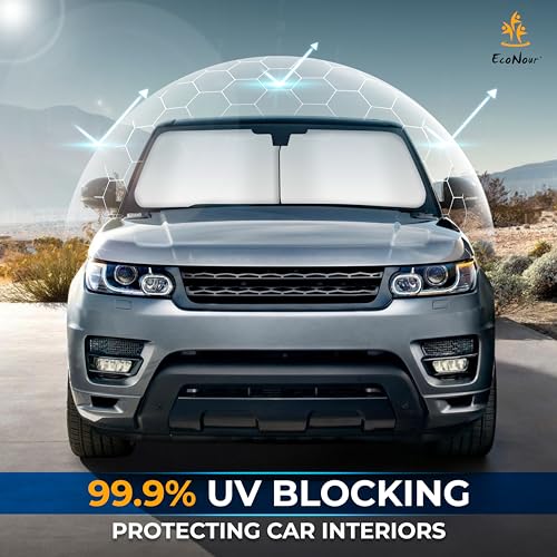 2 Piece Foldable Car Front Window Sun Shade (2 Count)