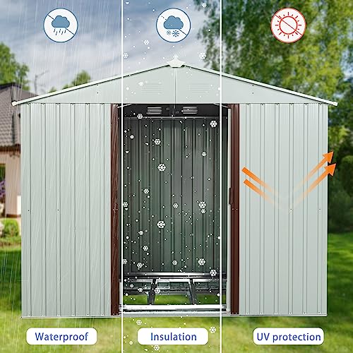 4x8 FT Outdoor Storage Shed