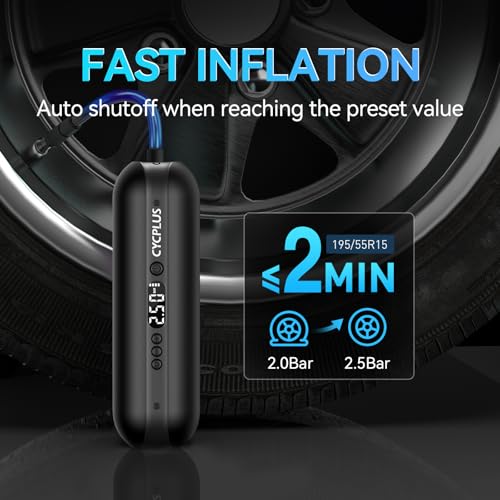 Portable Electric Tire Inflator Bike Pump