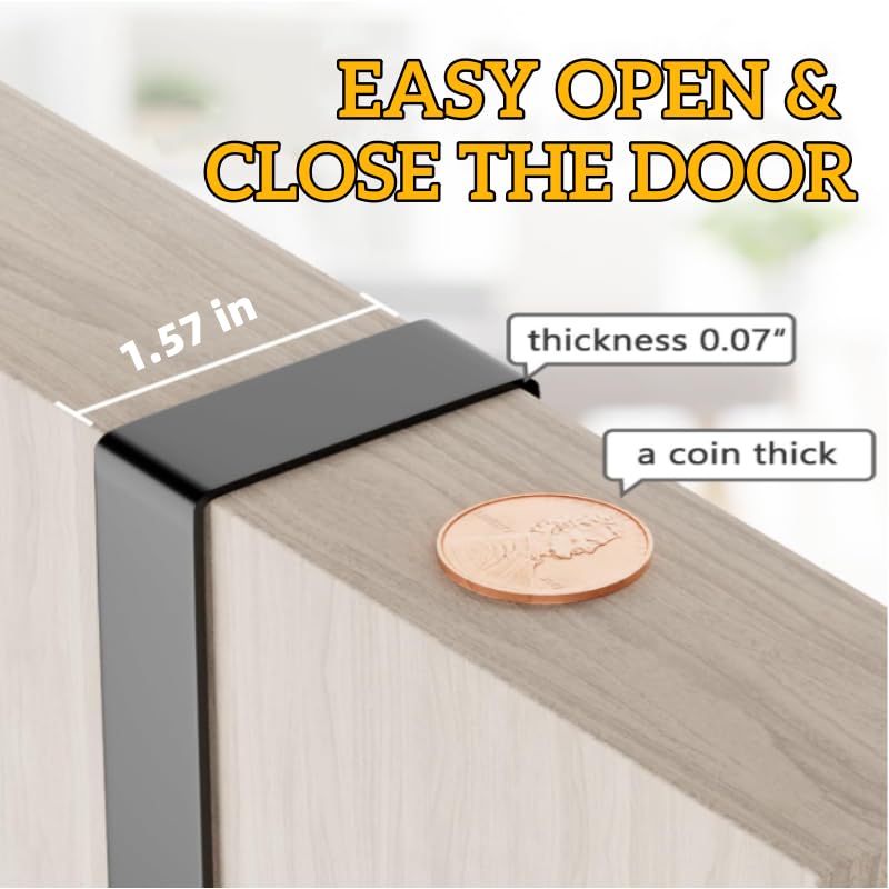 Over the Door Heavy Duty Metal Broom & Mop Holder
