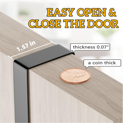 Over the Door Heavy Duty Metal Broom & Mop Holder