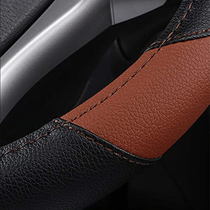 Leather Car Steering Wheel Cover