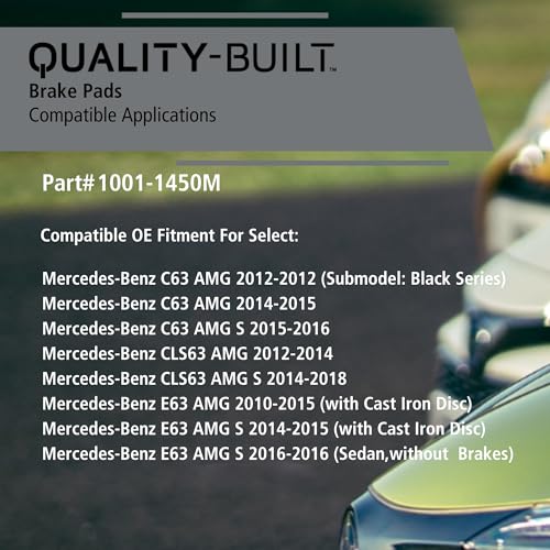 Rear Semi Metallic Brake Pads