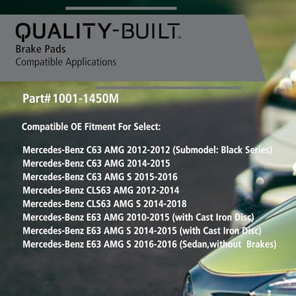 Rear Semi Metallic Brake Pads