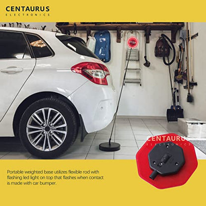 CENTAURUS Garage Parking Assist Led Flashing Garage Parking Sensor Perfect Target Indicator Parking Flashlight System with Adjustable Height Guide LED Stop Sign Bumper Sensor