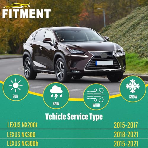 Windshield Wiper Blades Replacement for LEXUS NX 2015