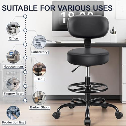 Drafting Chair with Backrest