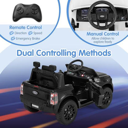 Ride On Car 12V Licensed Ford Ranger Electric Vehicle for Kids