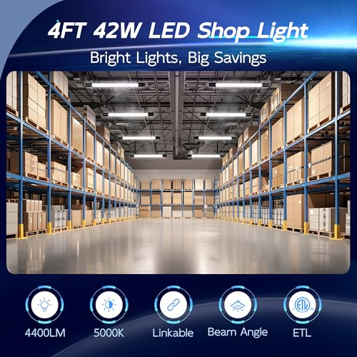 4FT LED Shop Light (2 Count)