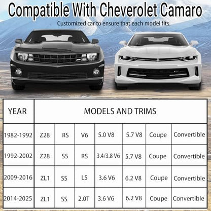Heavy Duty Car Cover Fit for Chevrolet Chevy Camaro 1982
