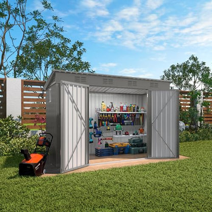 4 * 9.2 * 6 FT Outdoor Storage Shed