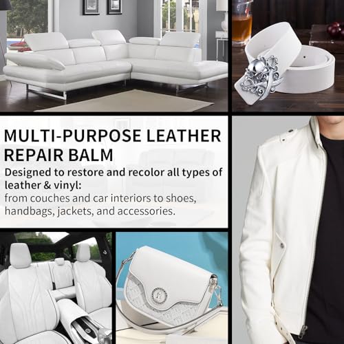 Leather Recoloring Balm and Scratch Repair Kit