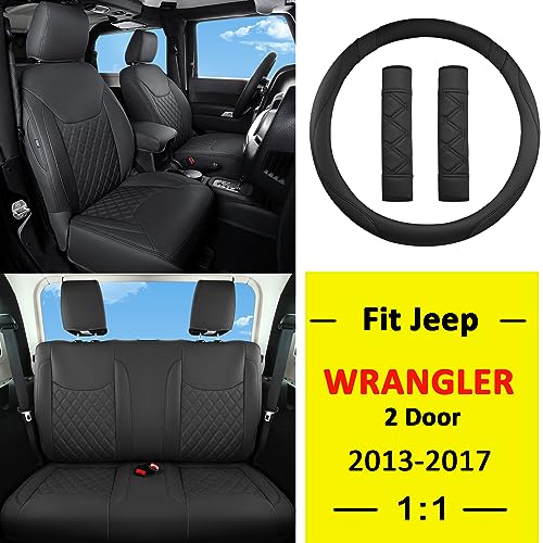 Wrangler JK Seat Covers Custom Fit for Jeep Wrangler (4 Count)