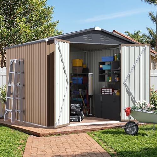 8x8 FT Outdoor Storage Shed