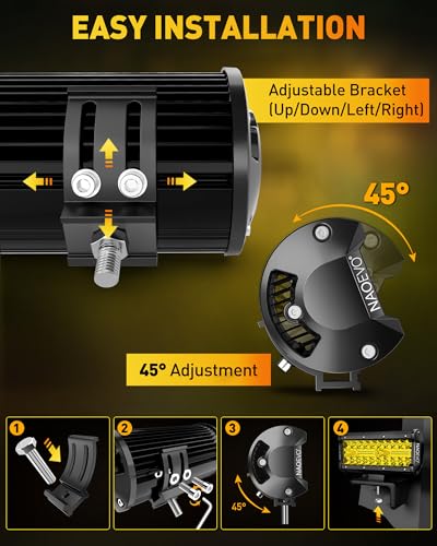 7 Inch LED Light Bar (2 Count)