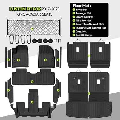 All Weather TPE Floor Mat Set for 2017