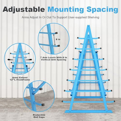 7 Tier Horizontal Storage Rack