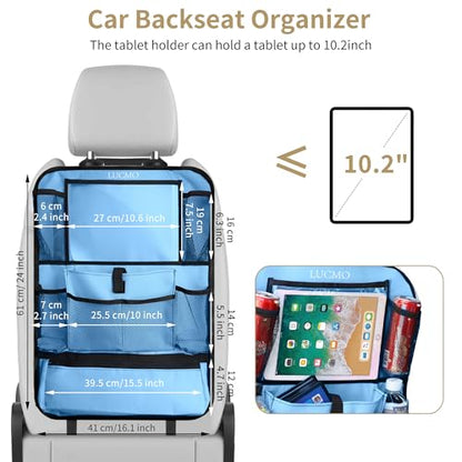 Car Backseat Organizer with Touch Screen Tablet Holder (22.9281 Ounce)