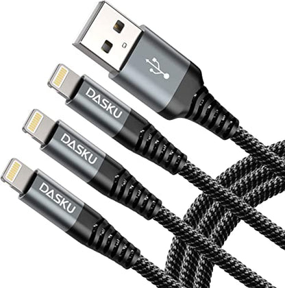 iPhone Charger Fast Charging [MFi Certified] USB Lightning Cable 6FT (18 Foot)