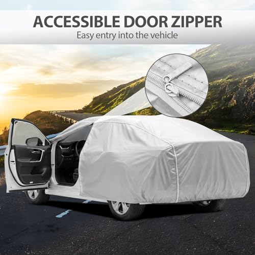 Sedan Car Cover Waterproof Heavy Duty Full Car Cover 184