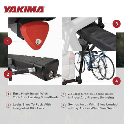 FullSwing Premium Locking Bike Hitch Rack