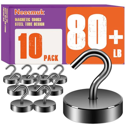 Magnetic Hooks Steel Tube Design for Cruise (10 Count)