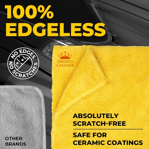 Edgeless Microfiber Car Towels (6 Count)