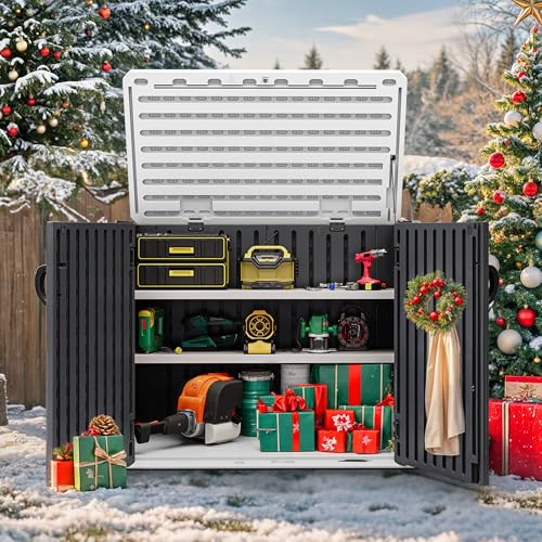 Outdoor Resin Storage Sheds with X